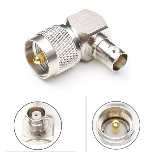 

Coaxial RF moistureproof electrical electrical connector Q9 BNC-K/UHF-J female to male bending type 90 degrees