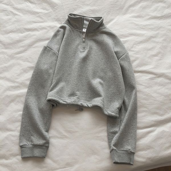 oceanlove hoodies women zipper solid short fashion sweatshirts high waist autumn pullovers korean casual 17613 201202, Black
oceanlove hoodies women zipper solid short fashion sweatshirts high waist autumn pullovers korean casual 17613 201202, Black