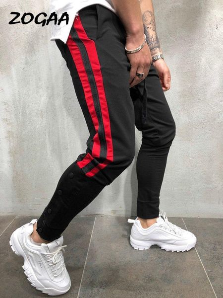 zogaa 2021 new men's sports trousers tether color matching foot button buckle harlan feet casual sport pants men, Black
zogaa 2021 new men's sports trousers tether color matching foot button buckle harlan feet casual sport pants men, Black