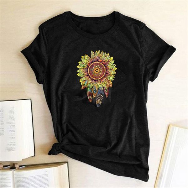 vintage women t-shirt sunflower printed short sleeve summer t-shirt women harajuku graphic tees shirt femme camiseta mujer 2021, White
vintage women t-shirt sunflower printed short sleeve summer t-shirt women harajuku graphic tees shirt femme camiseta mujer 2021, White