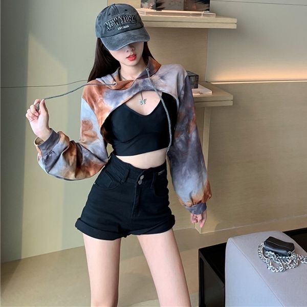 zdelz 2020 autumn new korean style navel-exposed sweater short tie-dyed hooded long sweater sleeve simple design fashion versatile for women, Black
zdelz 2020 autumn new korean style navel-exposed sweater short tie-dyed hooded long sweater sleeve simple design fashion versatile for women, Black