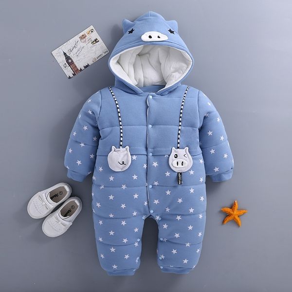 newborn winter snowsuit baby boy thick cotton warm jumpsuit babies cute hooded romper overall girl clothing toddler coat clothes y200901, Blue;gray
newborn winter snowsuit baby boy thick cotton warm jumpsuit babies cute hooded romper overall girl clothing toddler coat clothes y200901, Blue;gray