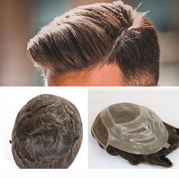 100% remy человеческих волос natural hairline looking mens toupee французский lace front fine mono центр hairpieces 8x10, Black
100% remy человеческих волос natural hairline looking mens toupee французский lace front fine mono центр hairpieces 8x10, Black