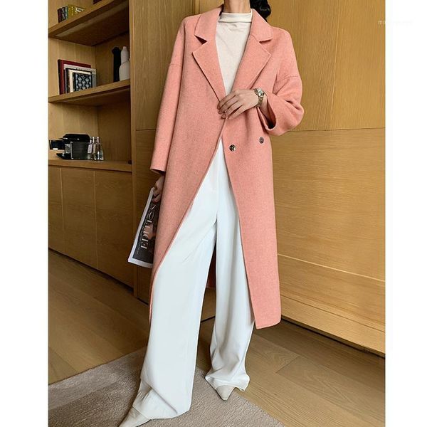 women's wool & blends autumn spring vintage coat female elegant ladies woolen jacket women manteau femme hiver 2021 korean blend 70011, Black
women's wool & blends autumn spring vintage coat female elegant ladies woolen jacket women manteau femme hiver 2021 korean blend 70011, Black