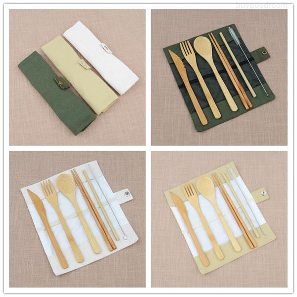 7pcs/set portable travel cutlery set bamboo flatware set chopsticks fork spoon straw outdoor dinnerware set useful party wedding guest gifts
7pcs/set portable travel cutlery set bamboo flatware set chopsticks fork spoon straw outdoor dinnerware set useful party wedding guest gifts