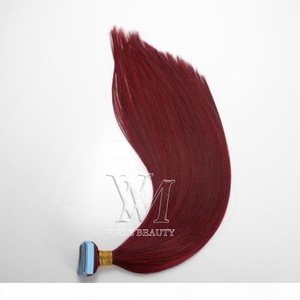 vmae 100% unprocessed 120g piano color #35 99j tape in hair double drawn silk straight natural virgin remy human hair extensions, Black
vmae 100% unprocessed 120g piano color #35 99j tape in hair double drawn silk straight natural virgin remy human hair extensions, Black