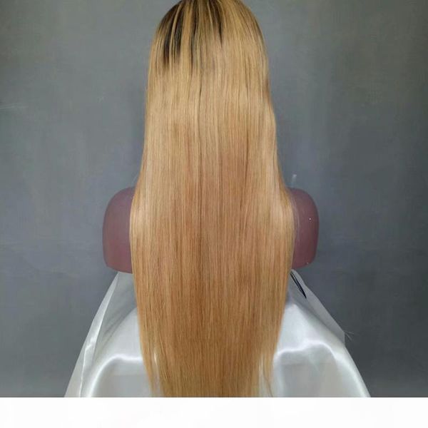 two tone color 1b 27 long silky straight human hair lace front wigs pre-plucked brazilian black roots ombre honey blonde lace front wigs, Black;brown
two tone color 1b 27 long silky straight human hair lace front wigs pre-plucked brazilian black roots ombre honey blonde lace front wigs, Black;brown