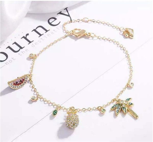 luxury summer hollow pineapple anklet bracelet cute fruit pendant charm bracelets ankle chains for women beach holidays jewelry, Golden;silver
luxury summer hollow pineapple anklet bracelet cute fruit pendant charm bracelets ankle chains for women beach holidays jewelry, Golden;silver