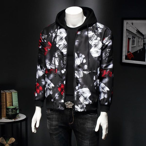 men's jackets 2021 hooded loose mens bomber men casual hip hop baseball collar fashion flower print streetwear jacket, Black;brown
men's jackets 2021 hooded loose mens bomber men casual hip hop baseball collar fashion flower print streetwear jacket, Black;brown
