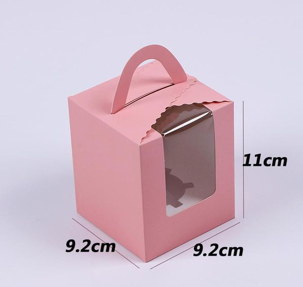 single cupcake boxes with clear window handle portable macaron box mousse cake snack boxes paper package box sqchgx dh_seller2010
single cupcake boxes with clear window handle portable macaron box mousse cake snack boxes paper package box sqchgx dh_seller2010