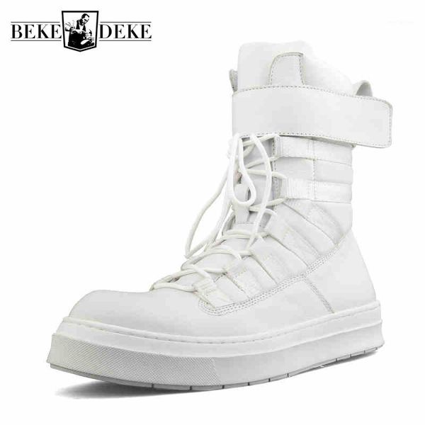 high street high-shoes men lace up hip hop sneakers genuine leather patchwork platform shoes luxury trainers ankle boots1, Black
high street high-shoes men lace up hip hop sneakers genuine leather patchwork platform shoes luxury trainers ankle boots1, Black