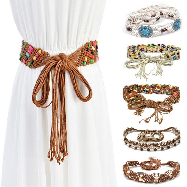 fashion bohemian wax rope hand-woven women belt national wind wide belt color weaving vacation clothing accessories, Black;brown
fashion bohemian wax rope hand-woven women belt national wind wide belt color weaving vacation clothing accessories, Black;brown