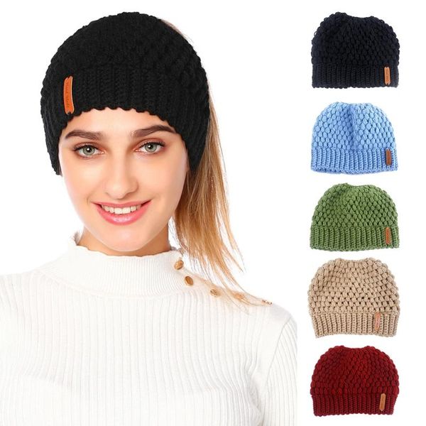 women chunky crochet knitted stretch beanie hat high messy bun solid color letters label winter holey skull cap ear war, Blue;gray
women chunky crochet knitted stretch beanie hat high messy bun solid color letters label winter holey skull cap ear war, Blue;gray