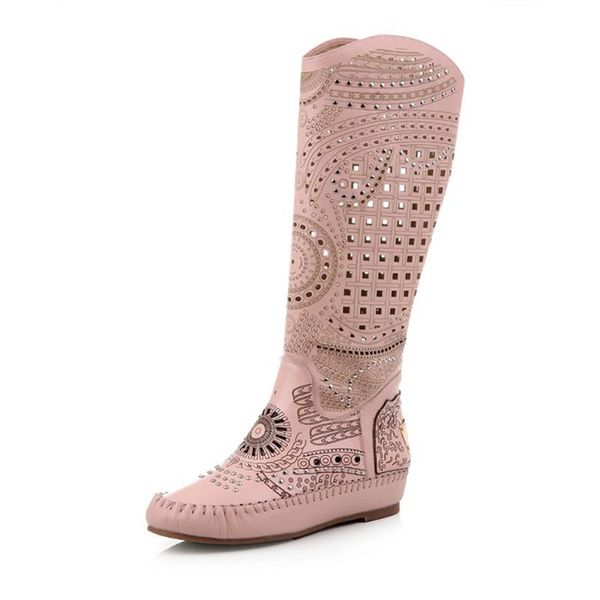 кожа резной полые-ауты лето boots женщина мода обувь 2020 новый стиль клин сандал сапоги скользят по средиземью теленка женщинам, Black
кожа резной полые-ауты лето boots женщина мода обувь 2020 новый стиль клин сандал сапоги скользят по средиземью теленка женщинам, Black