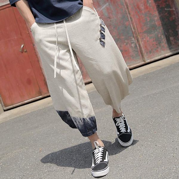 new 2017 men's clothing fashion cloose national style linen broad leg pants casual harem pants costumes1, Black
new 2017 men's clothing fashion cloose national style linen broad leg pants casual harem pants costumes1, Black
