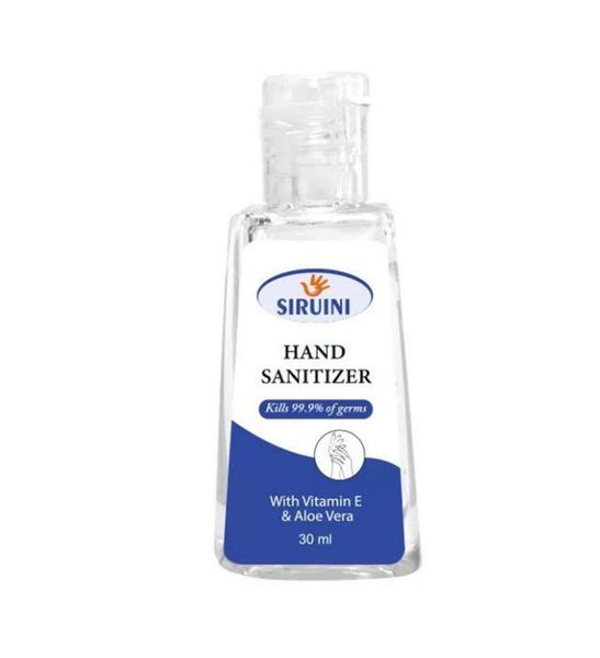 2021 SIRUINI hand sanitizer Disposable Gel Hand Sanitizer Travel Mini Sanitizer 30ml 60ml Top Reselling Items