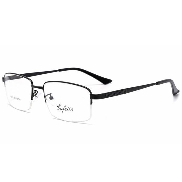 sunglasses big frame glasses men's business half-frame metal alloy eyeglasses fixing device prescription customization, White;black
sunglasses big frame glasses men's business half-frame metal alloy eyeglasses fixing device prescription customization, White;black