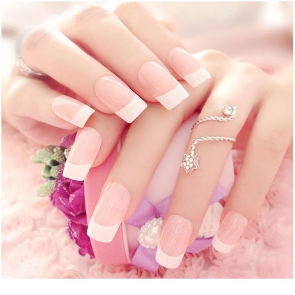 24pcs lady women's french style long diy manicure art tips false nails tool gift 24 jllwse, Silver
24pcs lady women's french style long diy manicure art tips false nails tool gift 24 jllwse, Silver