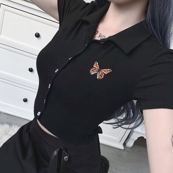 women's polos women summer shirt crop female shirts short sleeve fashion casual slim fit top, White
women's polos women summer shirt crop female shirts short sleeve fashion casual slim fit top, White