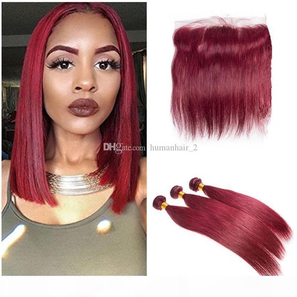 virgin malaysian human hair burgundy weave bundles with frontal closure straight #99j wine red human hair weaves with 13x4 full lace frontal, Black;brown
virgin malaysian human hair burgundy weave bundles with frontal closure straight #99j wine red human hair weaves with 13x4 full lace frontal, Black;brown