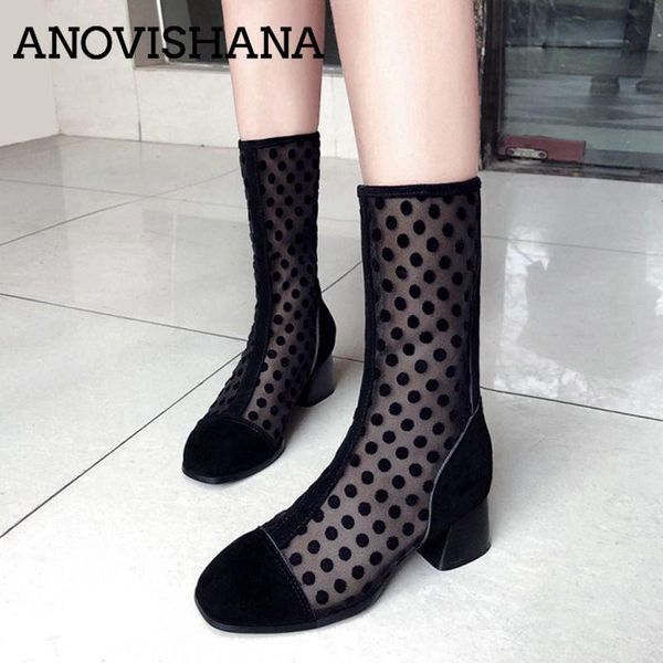 anovishana лето женщина кожи коровы boots квадратных каблуки молния воздух сетка корова замши круглый носок случайного лоферы большого разме, Black
anovishana лето женщина кожи коровы boots квадратных каблуки молния воздух сетка корова замши круглый носок случайного лоферы большого разме, Black