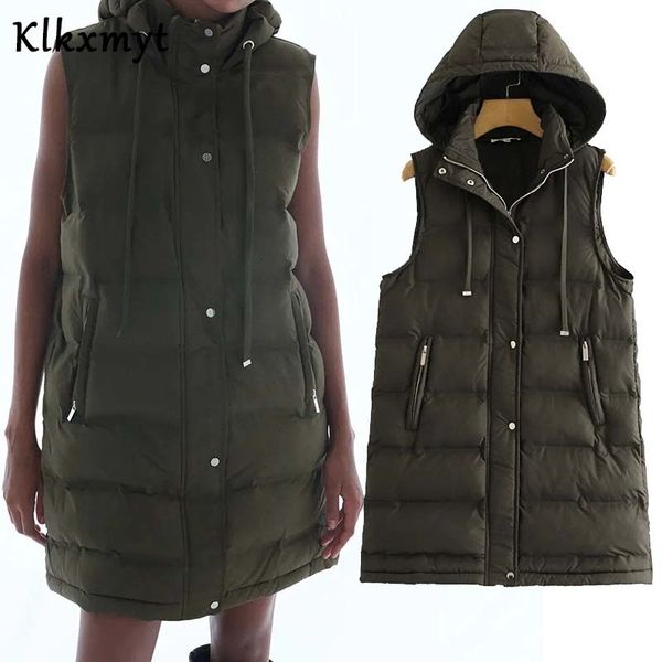 klkxmyt za autumn winter vest women waistcoat 2020 fashion ladies sleeveless pocket parka vest jacket hooded warm long vest coat 1023, Black;white
klkxmyt za autumn winter vest women waistcoat 2020 fashion ladies sleeveless pocket parka vest jacket hooded warm long vest coat 1023, Black;white