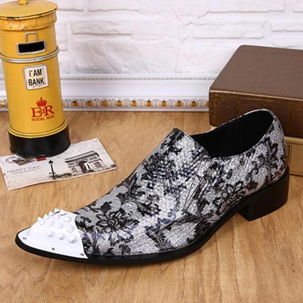 christia bella summer dress formal men shoes british genuine leather pointed iron rivets men shoes plus size slip on1, Black
christia bella summer dress formal men shoes british genuine leather pointed iron rivets men shoes plus size slip on1, Black