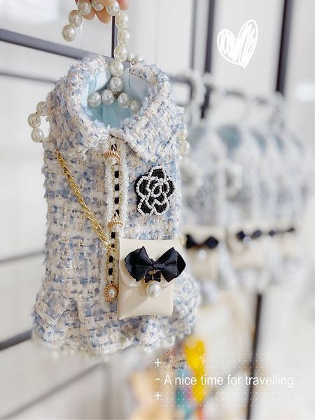 handmade tweed dog apparel clothes pet coat couples dress vest outfit snow sky blue pearls skirt chain bag accessories
handmade tweed dog apparel clothes pet coat couples dress vest outfit snow sky blue pearls skirt chain bag accessories