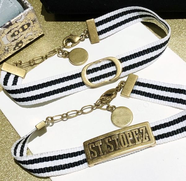 fashion have stamps brand designer braided belt bronze bracelet for women wedding bridal dress party lovers gift luxury jewelry with box, Black
fashion have stamps brand designer braided belt bronze bracelet for women wedding bridal dress party lovers gift luxury jewelry with box, Black