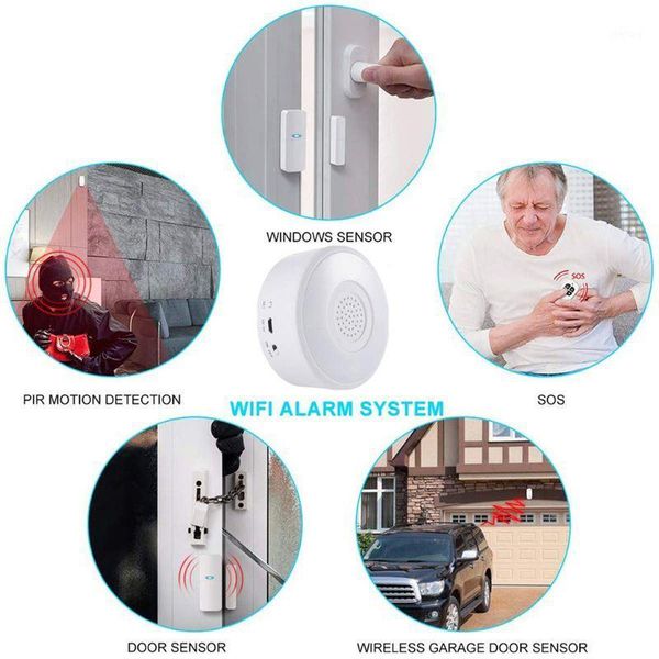 1set smart home wifi security alarm kit gateway hub door window sensor pir detector automation home security system for alexa go1
1set smart home wifi security alarm kit gateway hub door window sensor pir detector automation home security system for alexa go1
