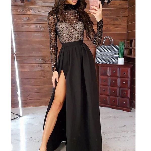 vintage womens dress fashion mesh sheer rhinestone transparent bandage long sleeve split party cocktail club long dress sale, Black;gray
vintage womens dress fashion mesh sheer rhinestone transparent bandage long sleeve split party cocktail club long dress sale, Black;gray