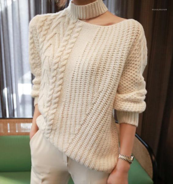 women's sweaters 2021 women's sweater fashion hollow off-shoulder pullover beige1, White;black
women's sweaters 2021 women's sweater fashion hollow off-shoulder pullover beige1, White;black