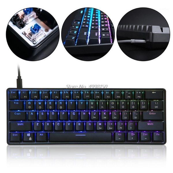 gk61 61 key mechanical keyboard usb wired led backlit axis gaming mechanical keyboard for desk
gk61 61 key mechanical keyboard usb wired led backlit axis gaming mechanical keyboard for desk