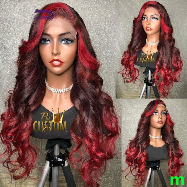 13x4 red color lace front human hair wigs ombre red burgundy 180% full lace wig brazilian remy wavy hair 360 lace frontal wig, Black;brown
13x4 red color lace front human hair wigs ombre red burgundy 180% full lace wig brazilian remy wavy hair 360 lace frontal wig, Black;brown