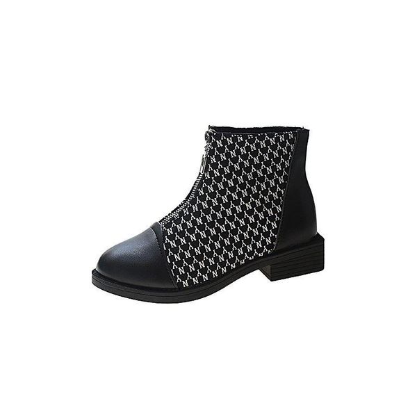 black boots womens ankle back zipper front lace -up winter warm square heel platform shoes womans 2020 40
black boots womens ankle back zipper front lace -up winter warm square heel platform shoes womans 2020 40