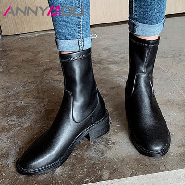 annymoli woman boots high heel mid calf boots chunky heel female shoes round toe ladies footwear autumn winter black big size 43
annymoli woman boots high heel mid calf boots chunky heel female shoes round toe ladies footwear autumn winter black big size 43
