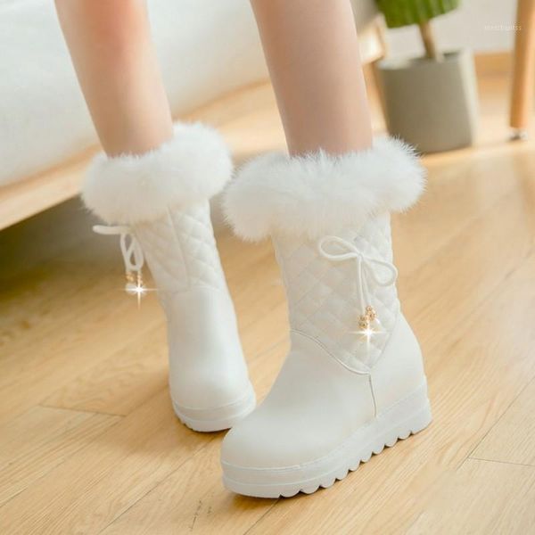 women snow boots warm fur inside solid winter boots female shoes woman flat heel slip on platform woman mid-calf maziao1, Black
women snow boots warm fur inside solid winter boots female shoes woman flat heel slip on platform woman mid-calf maziao1, Black
