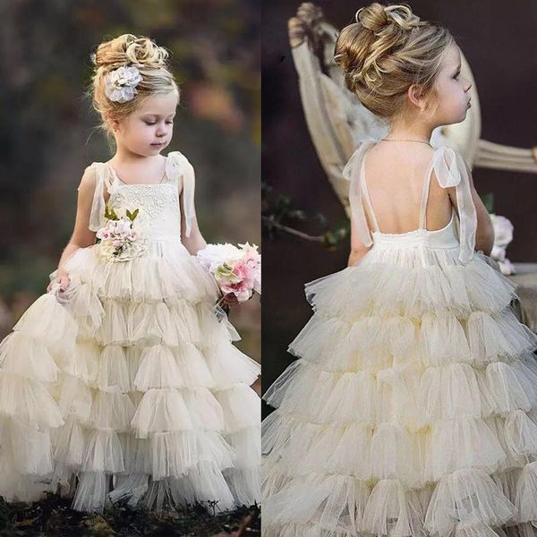girl's dresses amaya ivory tiered flower girl for wedding spaghetti straps sleeveless holy communion gowns kids prom dress vestidos, Red;yellow
girl's dresses amaya ivory tiered flower girl for wedding spaghetti straps sleeveless holy communion gowns kids prom dress vestidos, Red;yellow