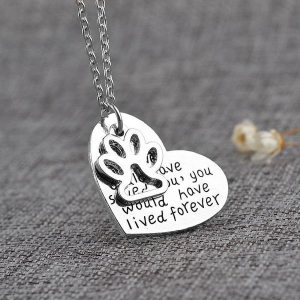 necklace heart silver paw plated pendant new dog chain fashion jewelry gift r92
necklace heart silver paw plated pendant new dog chain fashion jewelry gift r92