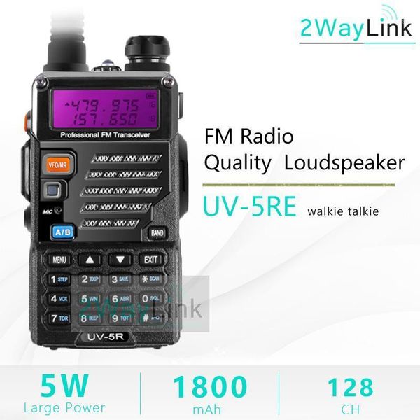 walkie talkie baofeng uv-5re plus battery 5w dual band uhf vhf 136-174mhz & 400-520mhz uv5re two way radio ham radio1
walkie talkie baofeng uv-5re plus battery 5w dual band uhf vhf 136-174mhz & 400-520mhz uv5re two way radio ham radio1