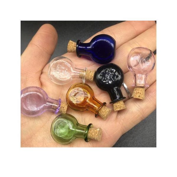 10pcs colorful flat round wishing bottle vial pendants perfume essential oil cork plug glass hand-blown jewelry jlllvt, Black
10pcs colorful flat round wishing bottle vial pendants perfume essential oil cork plug glass hand-blown jewelry jlllvt, Black
