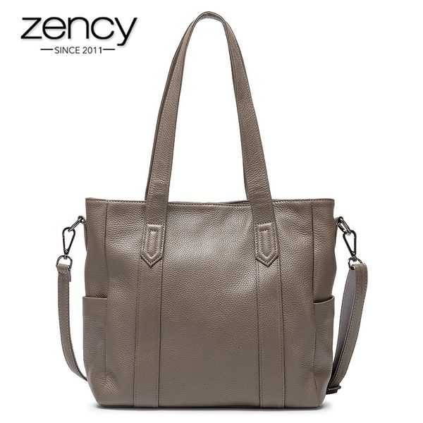zency genuine leather bag for women large capacity hobos elegant lady tote handbag fashion crossbody messenger bags black grey c0121
zency genuine leather bag for women large capacity hobos elegant lady tote handbag fashion crossbody messenger bags black grey c0121