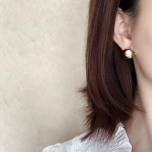hoop & huggie suniangon 925 sterling silver earring big ball for women elegant gold hyperbole fine jewelry french niche, Golden;silver
hoop & huggie suniangon 925 sterling silver earring big ball for women elegant gold hyperbole fine jewelry french niche, Golden;silver