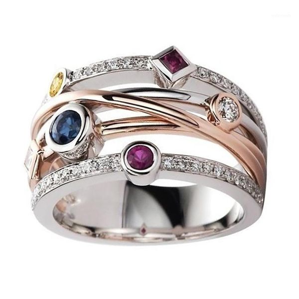 wedding rings fashion geometric line rhinestone ladies ring jewelry irregular inlaid multicolor zircon engagement gift for women1, Slivery;golden
wedding rings fashion geometric line rhinestone ladies ring jewelry irregular inlaid multicolor zircon engagement gift for women1, Slivery;golden