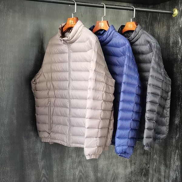 winter autumn 2020 man new duck down jacket ultra light thin plus size spring jackets men stand collar outerwear coat, Black
winter autumn 2020 man new duck down jacket ultra light thin plus size spring jackets men stand collar outerwear coat, Black