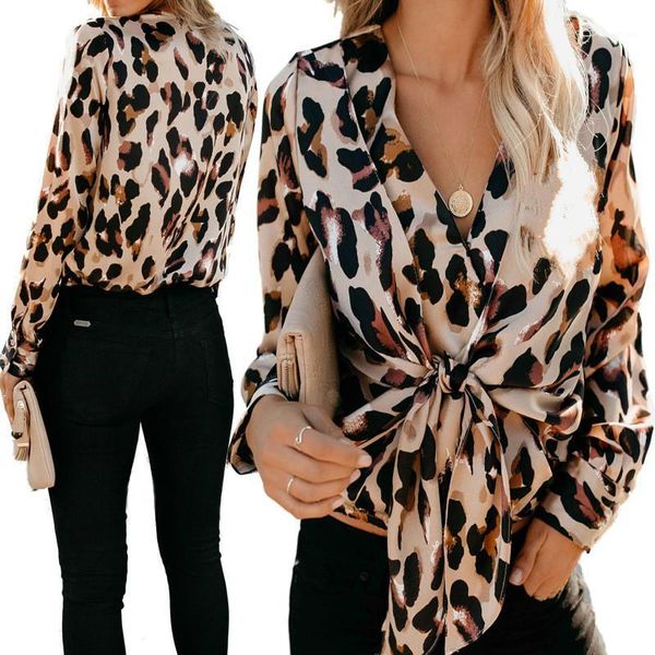 new v-neck leopard print shirt spring summer ladies 2019 waist tie up white blouse streetwear women blouses blusas1
new v-neck leopard print shirt spring summer ladies 2019 waist tie up white blouse streetwear women blouses blusas1