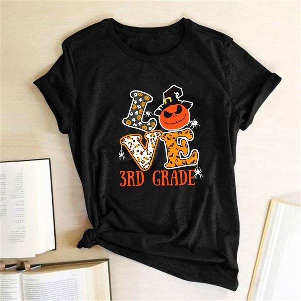 love 3rd grade printed halloween t-shirts women summer aesthetic clothes vogue t shirt harajuku crew neck graphic tee streetwear, White
love 3rd grade printed halloween t-shirts women summer aesthetic clothes vogue t shirt harajuku crew neck graphic tee streetwear, White