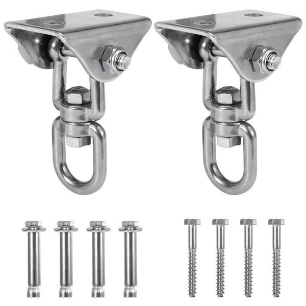 accessories 2 pack heavy duty swing hangers set 360° swivel antirust stainless steel hook for concrete wooden sets1
accessories 2 pack heavy duty swing hangers set 360° swivel antirust stainless steel hook for concrete wooden sets1