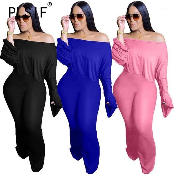 fashion style slash neck women set long sleeve 2 pieces pant suit ladies slim tracksuits outfits1, Gray
fashion style slash neck women set long sleeve 2 pieces pant suit ladies slim tracksuits outfits1, Gray