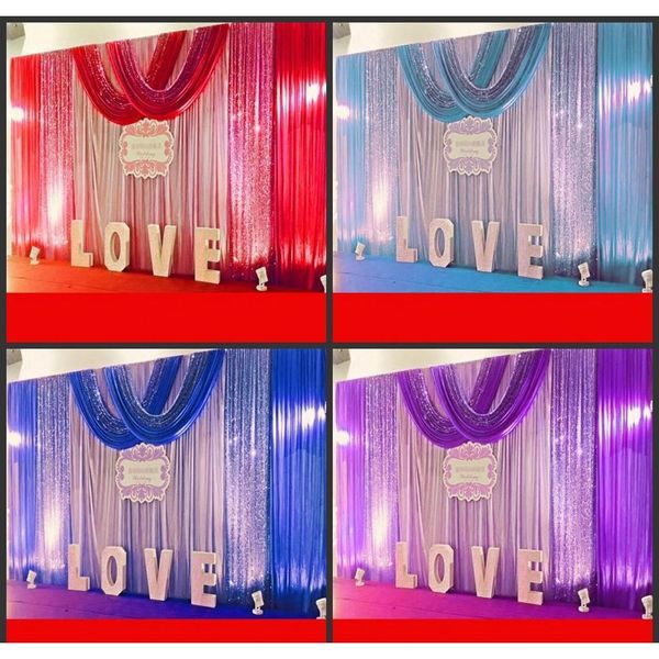 10ft*20ft wedding party stage celebration background satin curtain drape pillar ceiling backdrop marriage decoration veil 3m*6m
10ft*20ft wedding party stage celebration background satin curtain drape pillar ceiling backdrop marriage decoration veil 3m*6m
